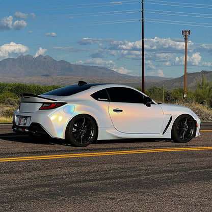 Rainbow Metallic Majestic White Vinyl Wrap