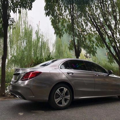 Glossy Metallic Brown Gray Vinyl Wrap