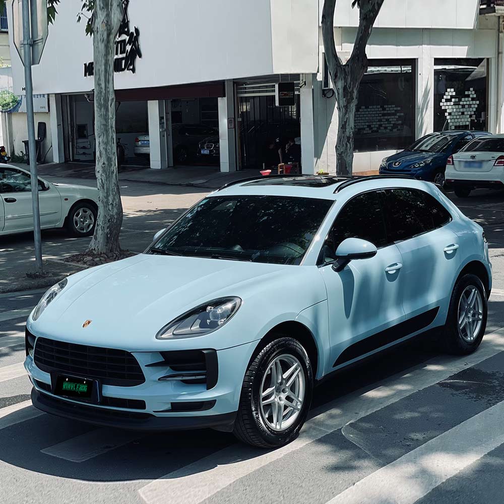 Super Glossy Yacht Blue Vinyl Wrap